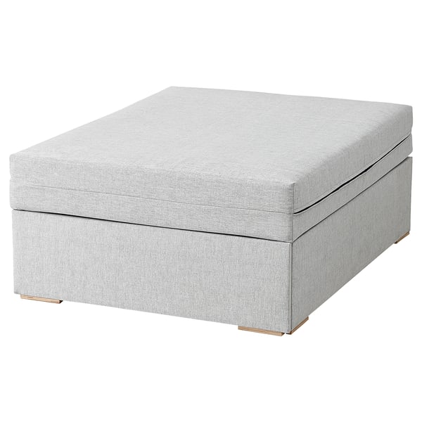 BURSERYD pouffe/mattress, foldable, grey, 80x33x200 cm