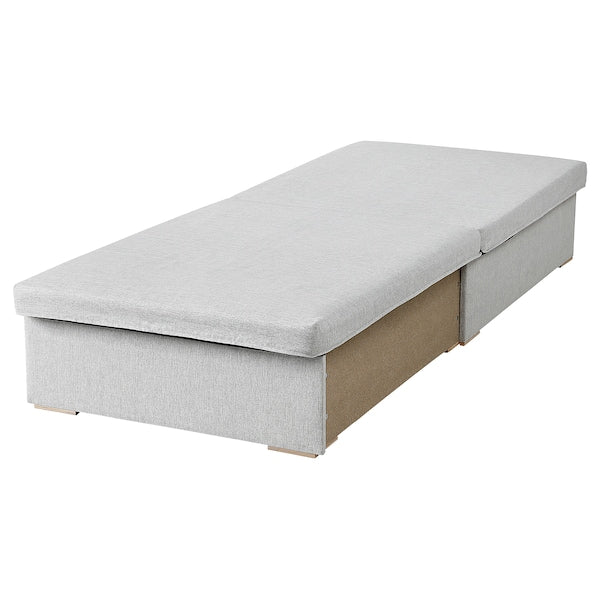 BURSERYD - Folding pouf/mattress, gray