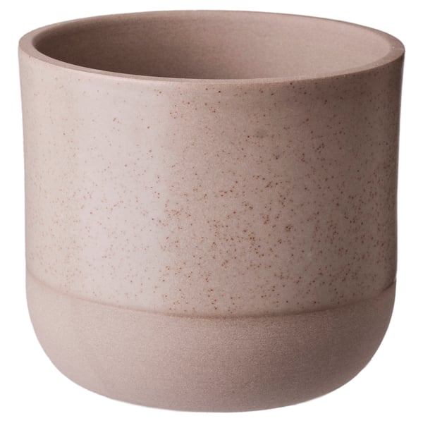BUSKKAPRIFOL plant pot, in/outdoor/grey, 9 cm