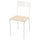BUSLÄTT - BUSLÄTT Chair, white/pine