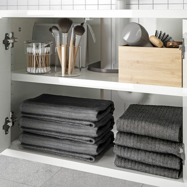 BYASJÖN / TVÄLLEN wash-stnd w doors/wash-basin/tap, high-gloss white, 66x37x59 cm