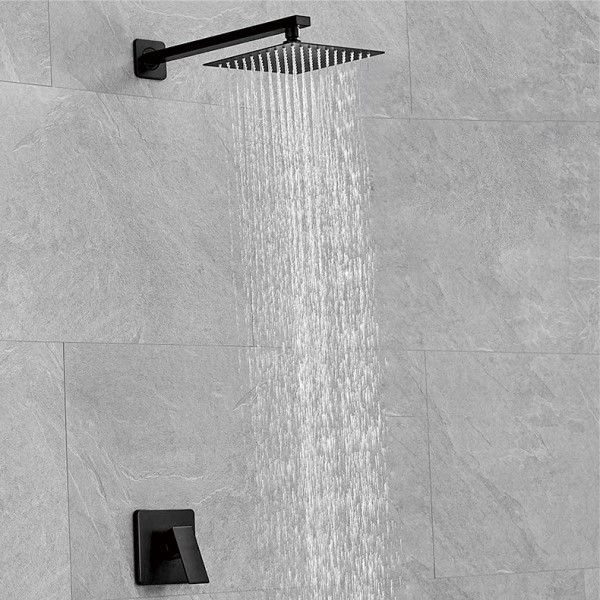 30C SQUARE STEEL STUDIO SHOWER HEAD