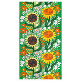 CAFEBITRÄDE pre-cut fabric, green/multicolour floral pattern, 150x300 cm
