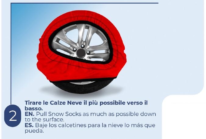 Bricocenter CALZE NEVE ACTIVE SERIES, ROSSE, OMOLOGATE EN 16662-1 MISURA L