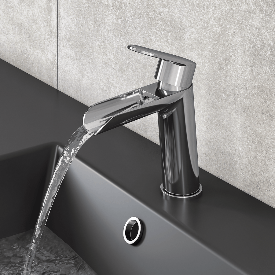 Bricocenter BASIN MIXER ICONE CASCATA SENSEA CHROME