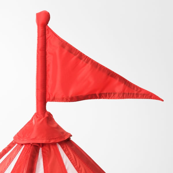 CIRKUSTÄLT children's tent, red blue/white, 100 cm