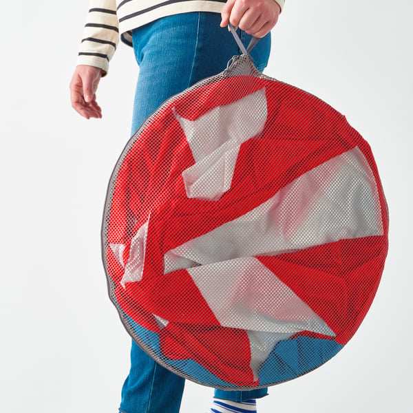 CIRKUSTÄLT children's tent, red blue/white, 100 cm