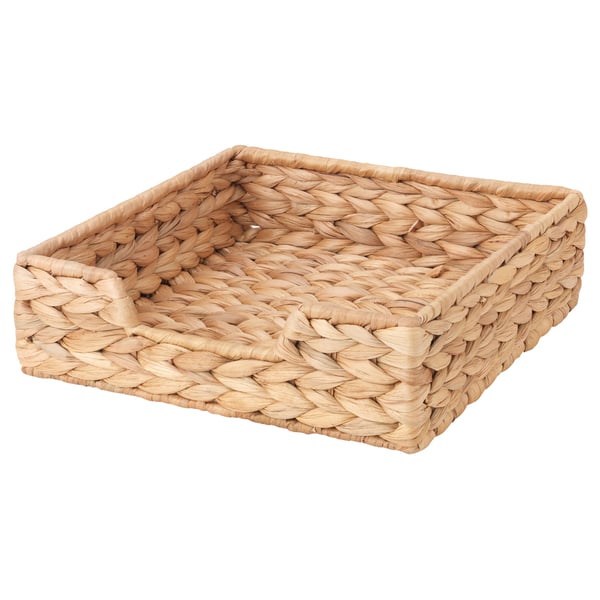 CISSAN napkin holder, water hyacinth, 23x23 cm