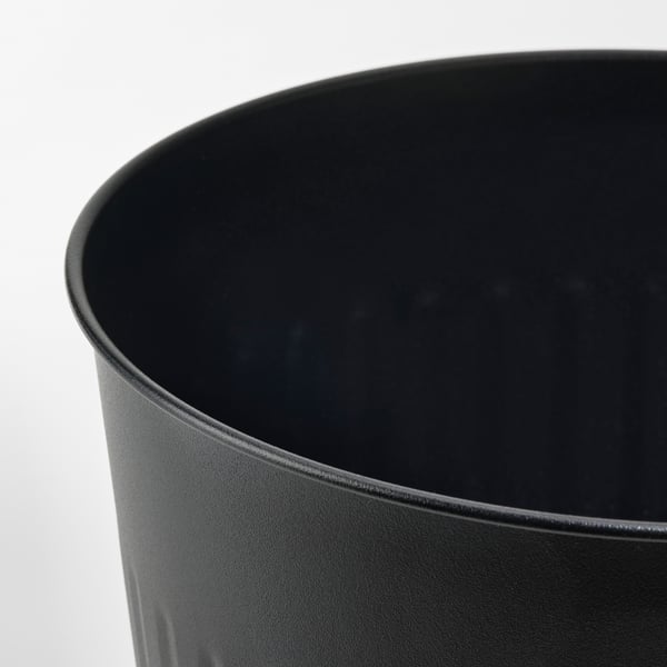 CITRONMELISS plant pot, in/outdoor/anthracite, 19 cm