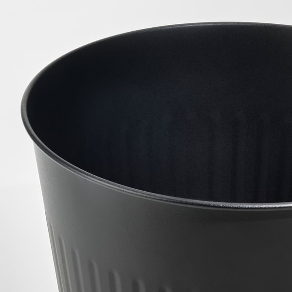 CITRONMELISS plant pot, in/outdoor/anthracite, 24 cm