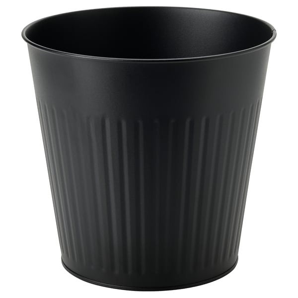 CITRONMELISS plant pot, in/outdoor/anthracite, 24 cm