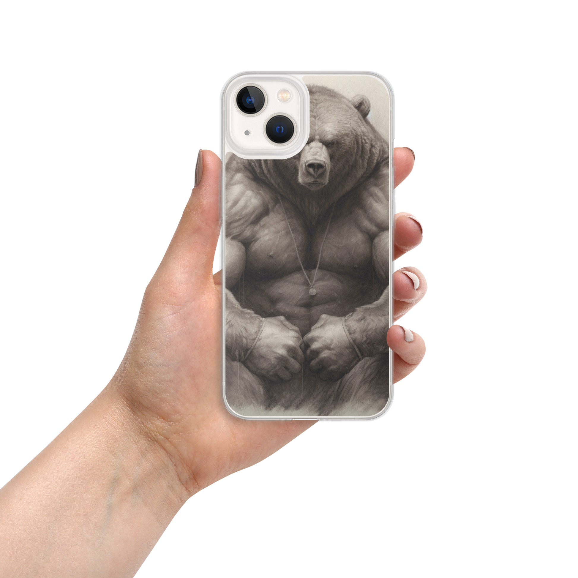 Ribbed Bear Case for iPhone®