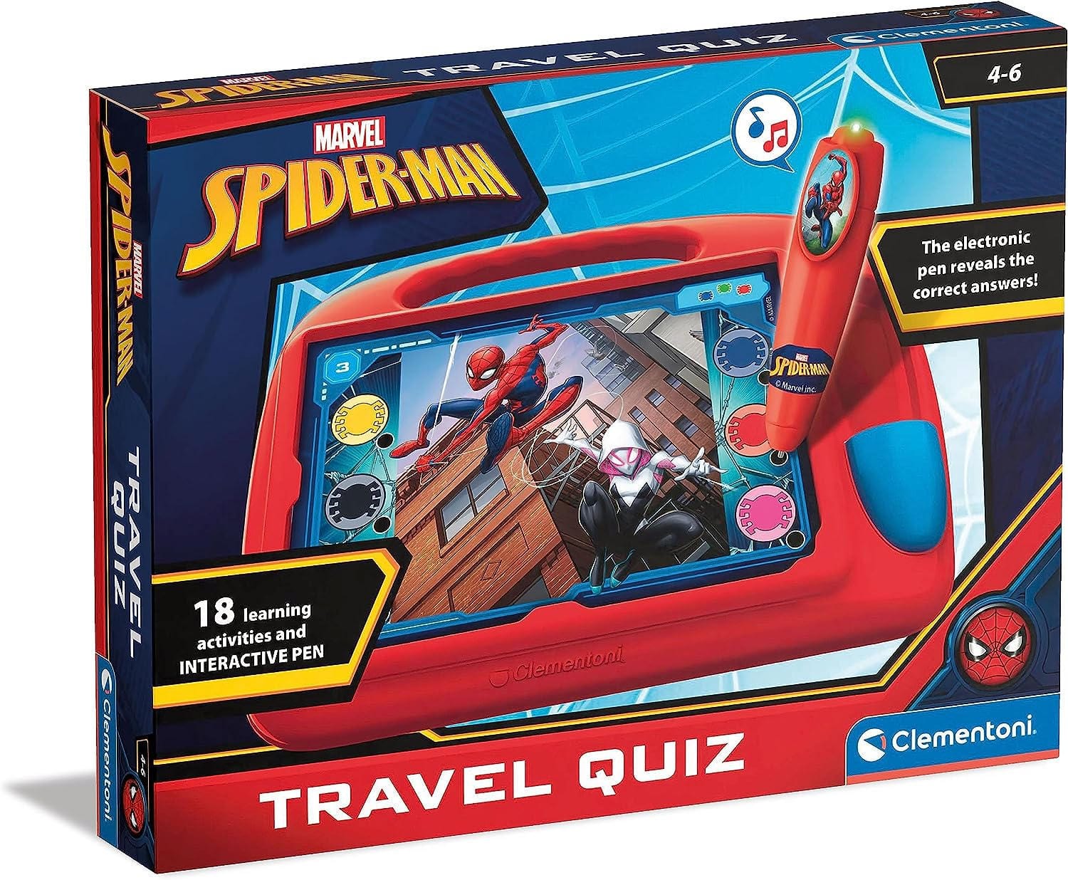 Toys Travel Quiz Spiderman