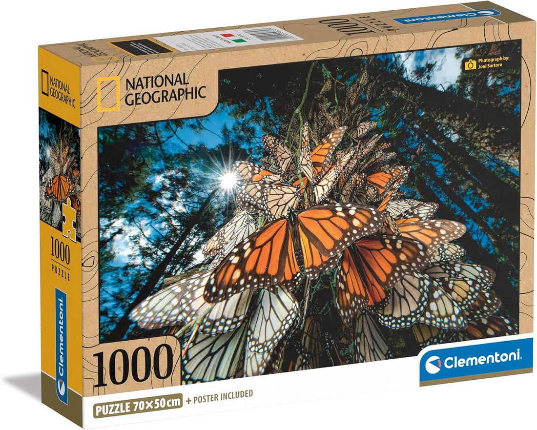 1000 Piece Puzzle - Nat Geo: Monarch Butterfly