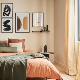 CHARLY ECRU OPAQUE CURTAIN 140X280 WITH EYELETS