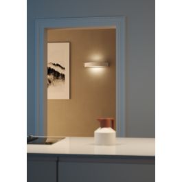 42X15X7 CM 42X15X7 CM 2XE14=13W WHITE PLASTER CURTAIN WALL LIGHT