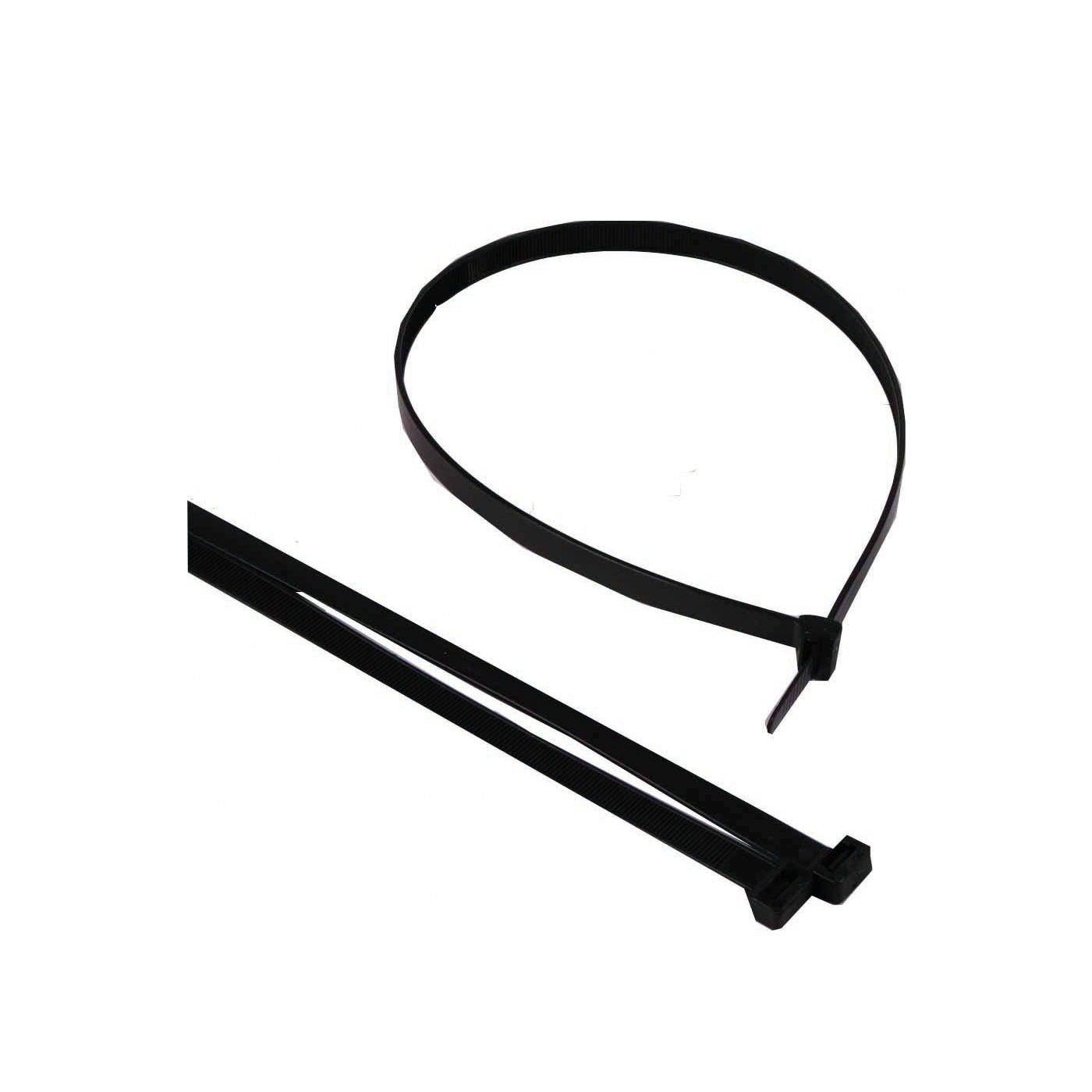 BLACK CABLE TIES 5.5X350MM 100 PIECES