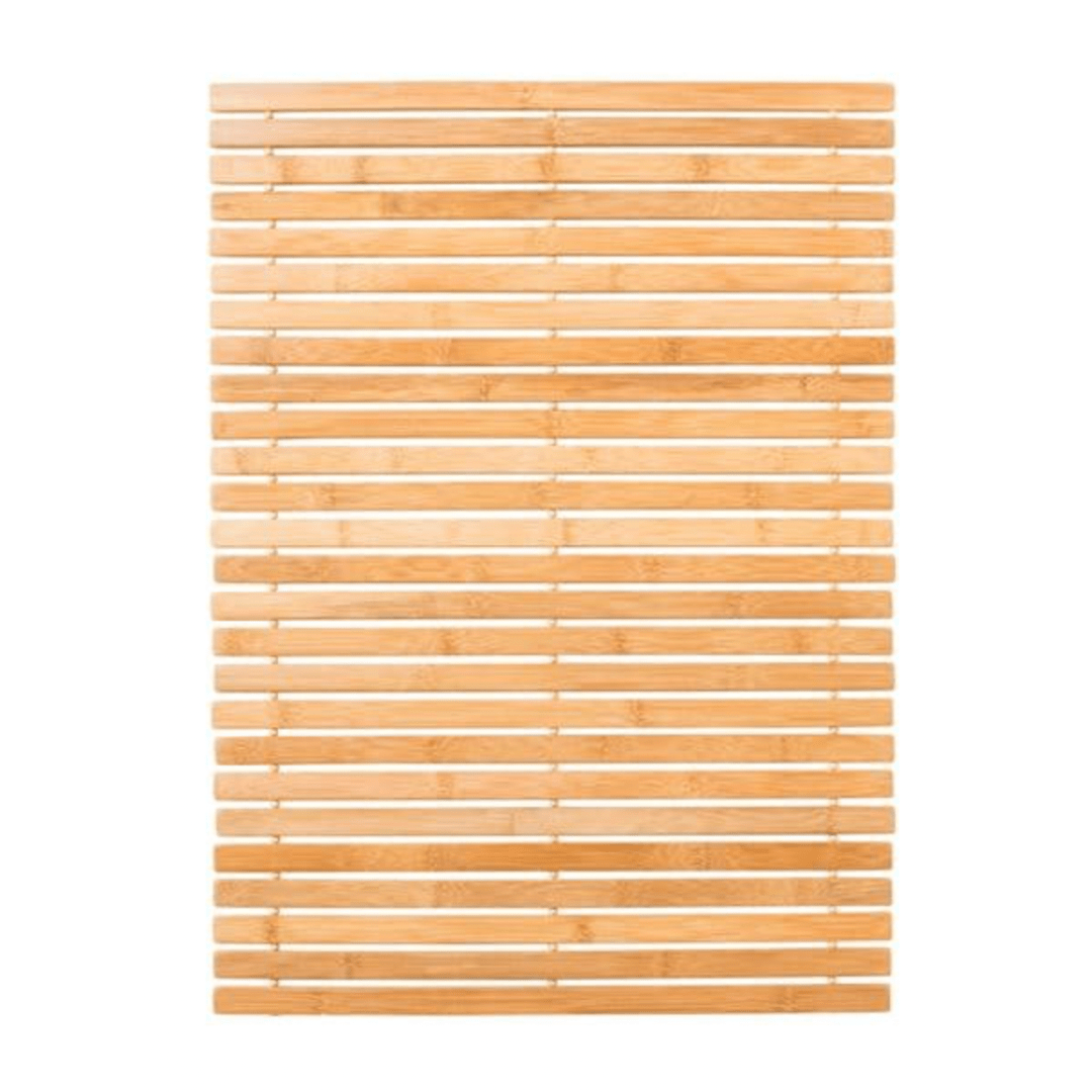 Casa BAMBOO Natural bathroom mat, W 67,5 x D 50 cm