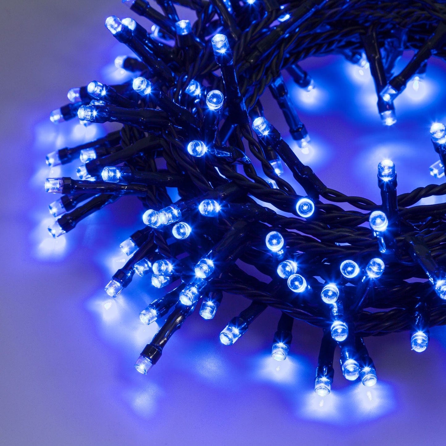 Bricocenter LIGHT CHAIN 300 BLUE LED GREEN CABLE 12.5M