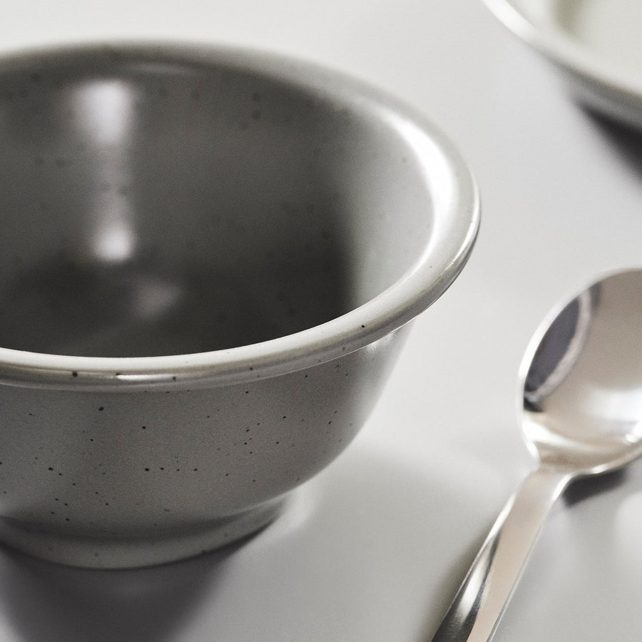 DAGGASTER bowl, dotted/grey, 14 cm