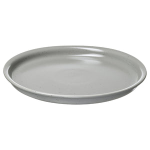 DAGGASTER plate, dotted/grey, 26 cm
