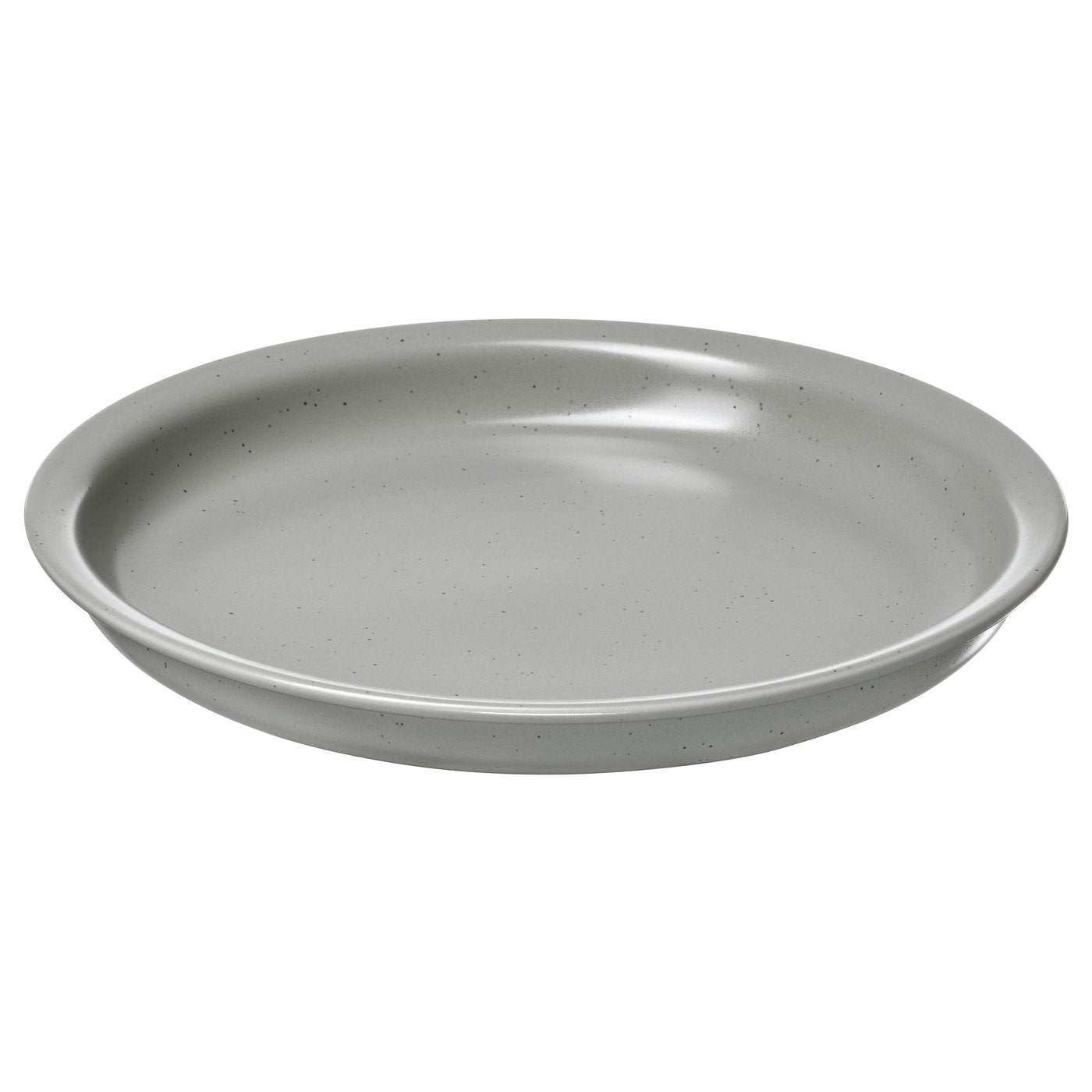 DAGGASTER side plate, dotted/grey, 20 cm