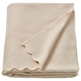DAGGKÅPOR throw, light beige, 130x170 cm