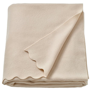 DAGGKÅPOR throw, light beige, 130x170 cm