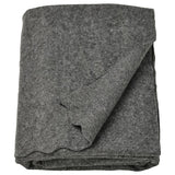 DAGGKÅPOR throw, dark grey, 130x170 cm