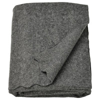 DAGGKÅPOR throw, dark grey, 130x170 cm