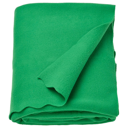 DAGGKÅPOR - Throw, green, 130x170 cm