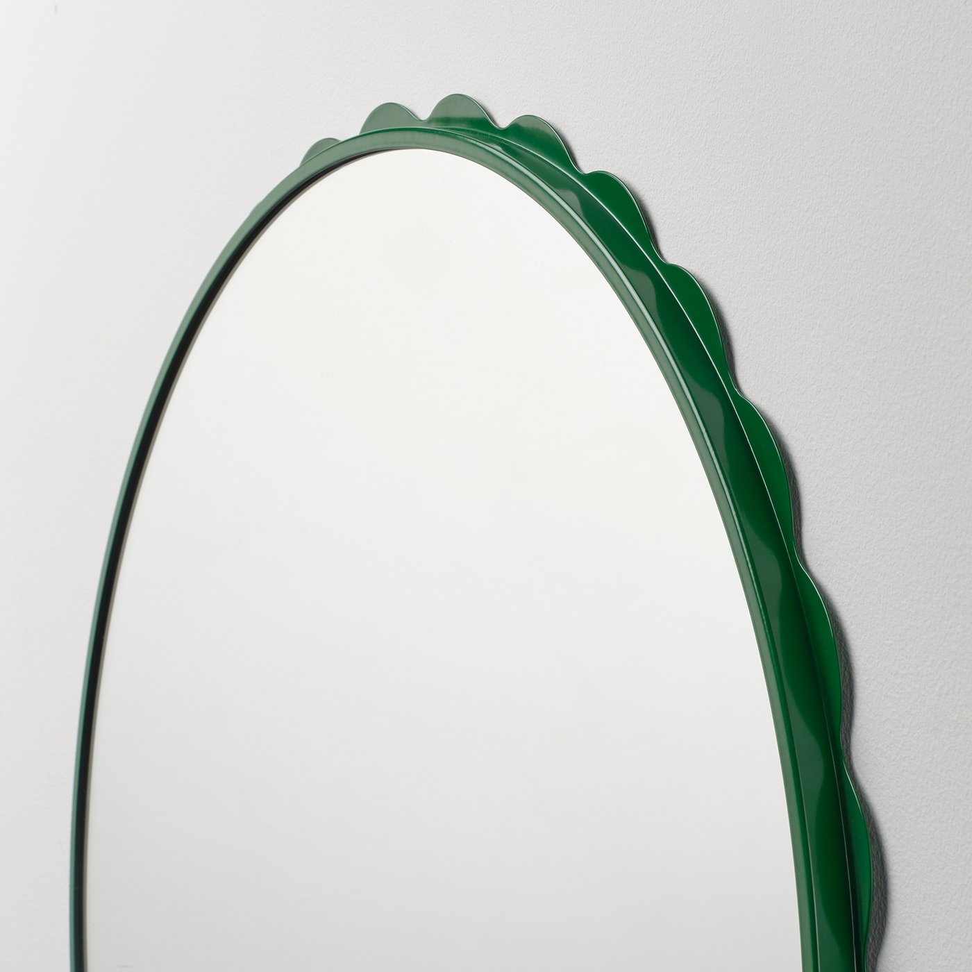 DAGGKAPRIFOL mirror, dark green, 60 cm