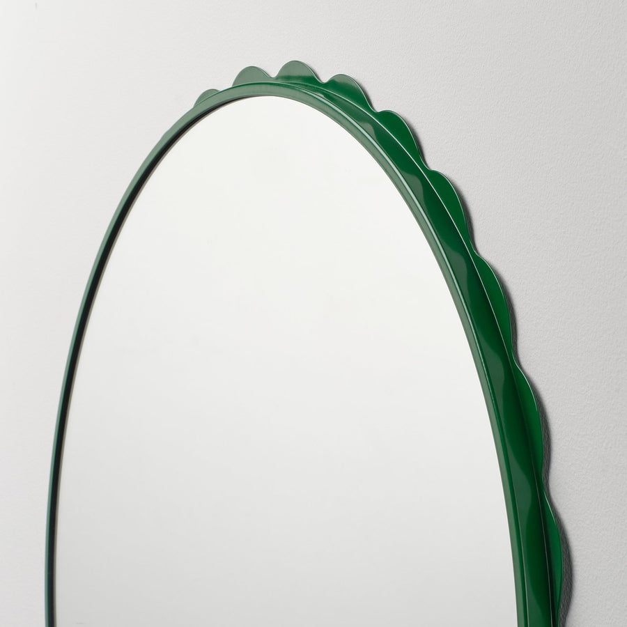 DAGGKAPRIFOL mirror, dark green, 60 cm