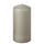 DAGLIGEN unscented pillar candle, grey-beige, 6.8 cm