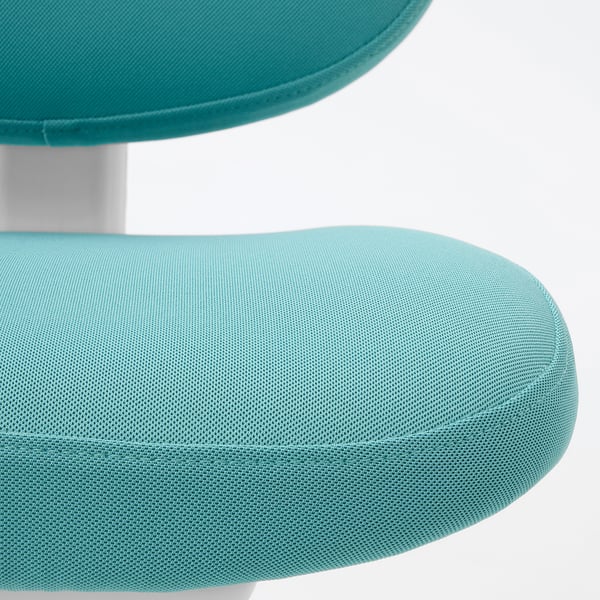 DAGNAR children's desk chair, turquoise, 58x98x63 cm