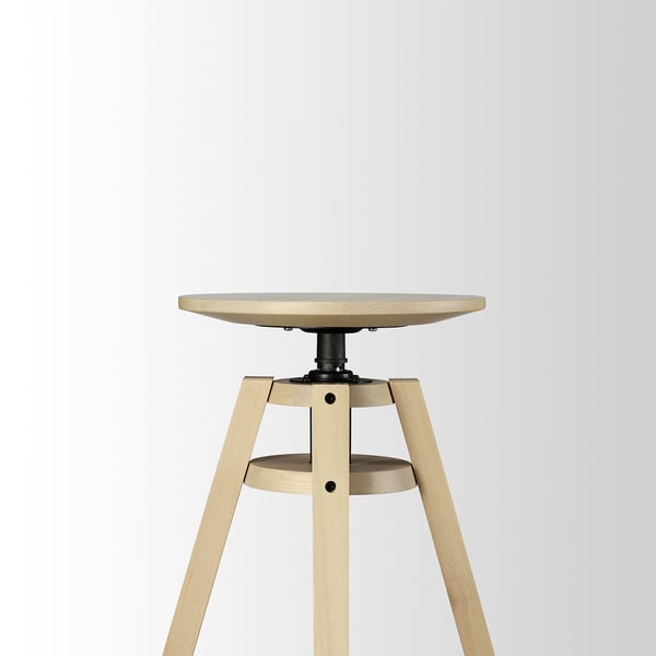 DALFRED bar stool, birch, 63-74 cm