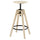 DALFRED - DALFRED Bar stool, birch, 63-74 cm