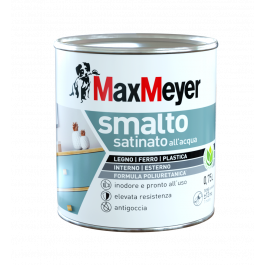 SATIN DOVE GREY POLYURETHANE WATER ENAMEL 750 ML