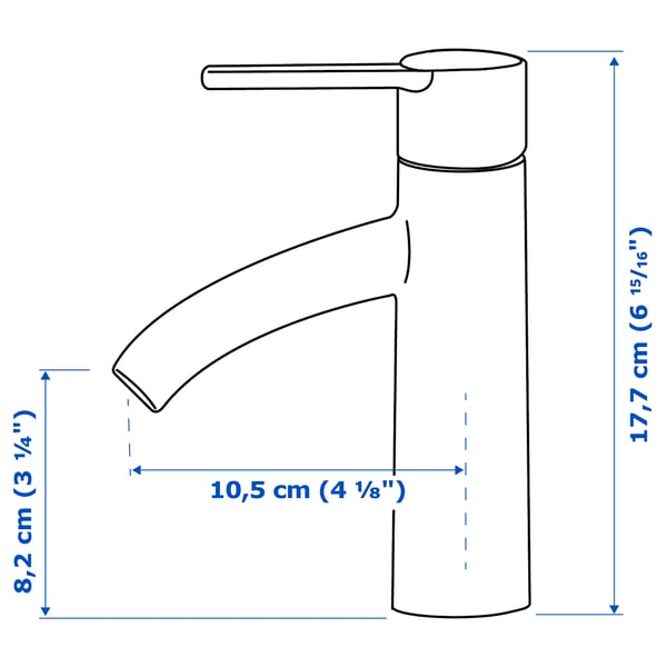 DALSKÄR - Washbasin mixer, black