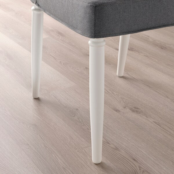 DANDERYD / DANDERYD Table and 2 chairs, white oak veneer / Vissle gray,74 / 134x80 cm , 74/134x80 cm