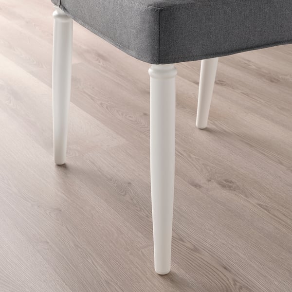DANDERYD / DANDERYD table and 4 chairs, oak veneer white/Vissle grey, 130x80 cm