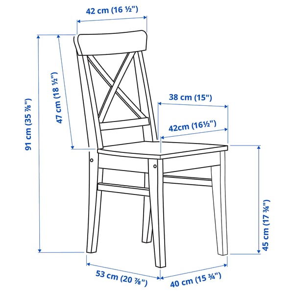 DANDERYD / INGOLF - DANDERYD / INGOLF Table and 4 chairs, white/white, 130 cm