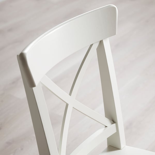 DANDERYD / INGOLF - DANDERYD / INGOLF Table and 4 chairs, white/white, 130 cm