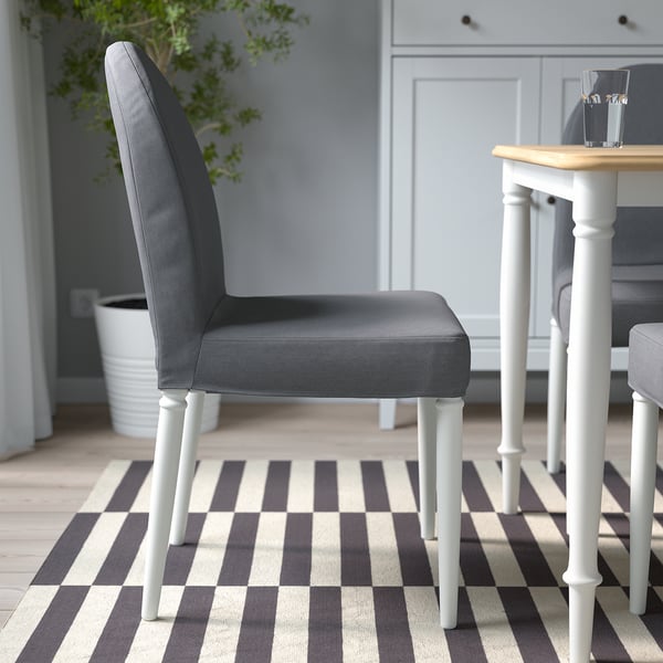 DANDERYD chair, white/Vissle grey