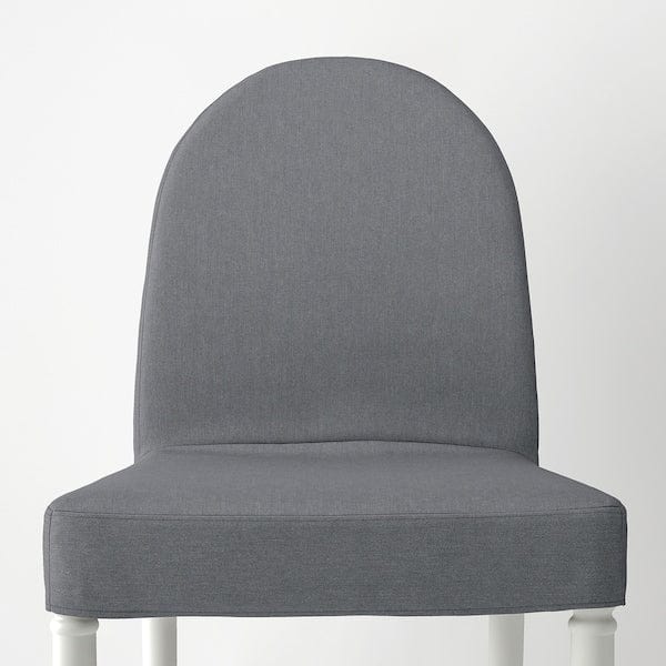 DANDERYD Chair, white / Vissle grey ,