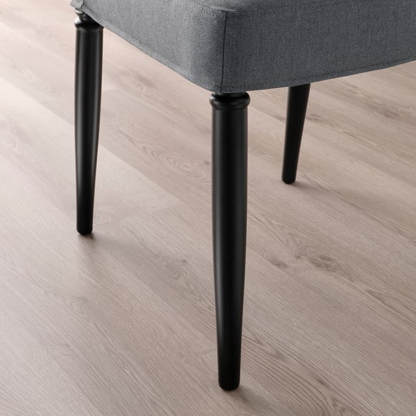 DANDERYD Chair, black / Vissle grey ,