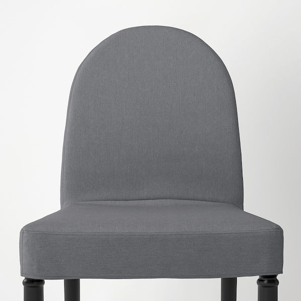 Ikea DANDERYD Chair, black / Vissle grey ,