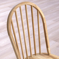 DANDERYD / SKOGSTA - Table and 4 chairs, white/acacia oak veneer,130 cm