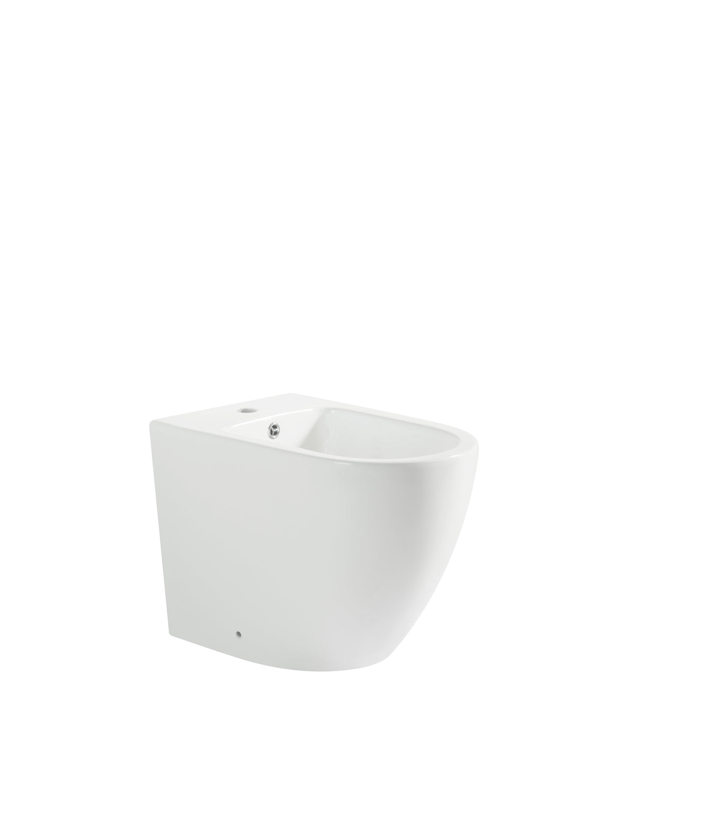 Darika round floor-mounted bidet