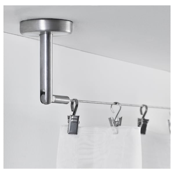DIGNITET curtain wire, stainless steel, 500 cm